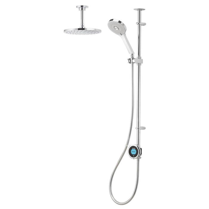 Optic Q Smart Digital Shower Exposed with Adjustable and Ceiling Fixed Head  (HP/Combi)